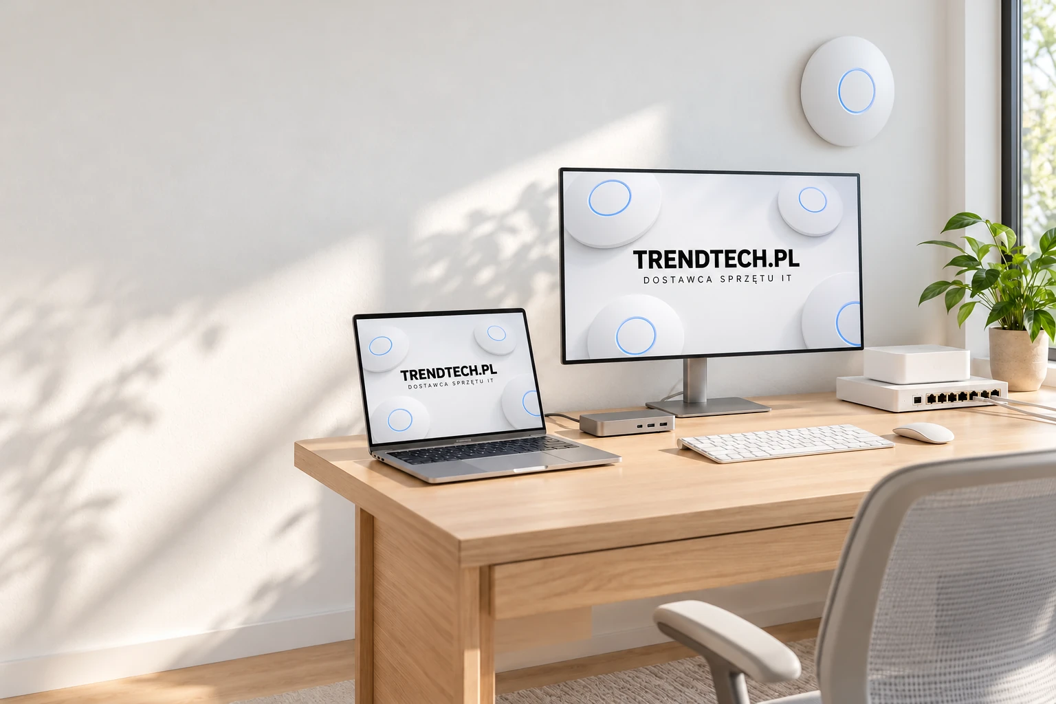 Laptop, monitor i akcesoria IT - przykładowy zestaw do pracy